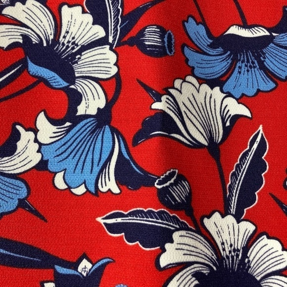 J. Crew Factory Floral Print Pencil Skirt - Picture 5 of 7